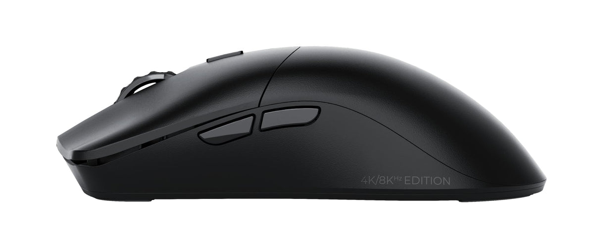 GLORIOUS Model O 2 Pro close-up of optical switches built for up to 100M clicks.