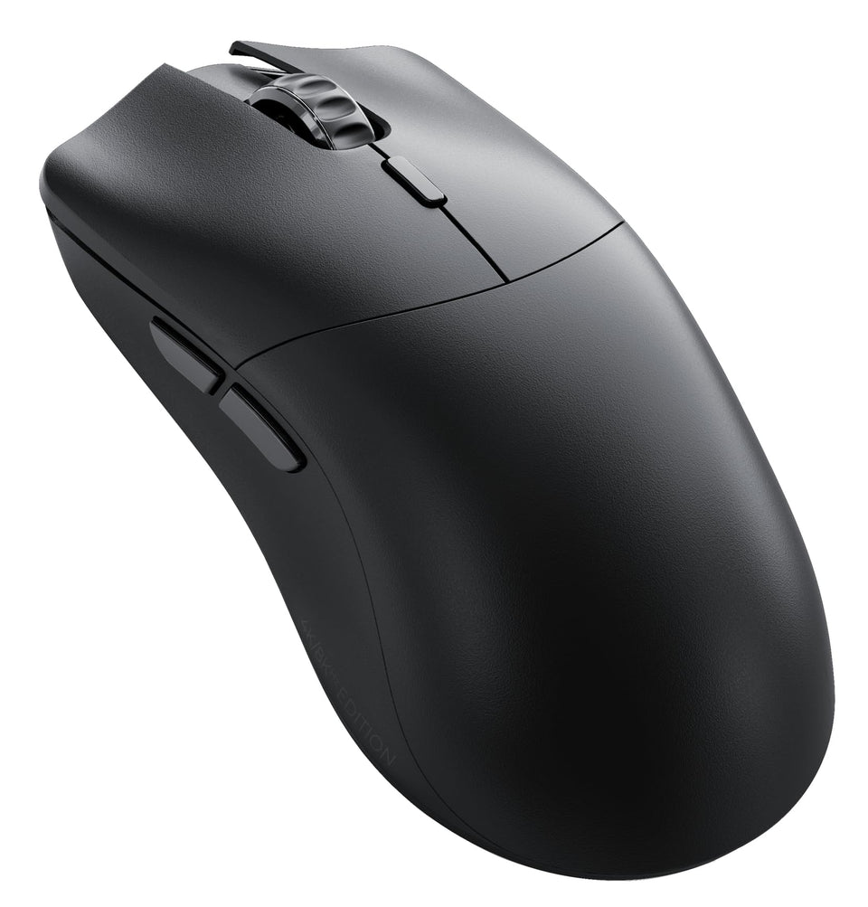 GLORIOUS Model O 2 Pro front view showing slim, precise silhouette for quick aiming.