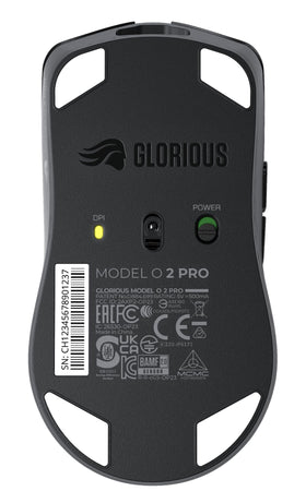 GLORIOUS Model O 2 Pro BAMF sensor close-up emphasizing tracking