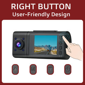 Gloryes dash cam offers multiple mounts for easy installation.