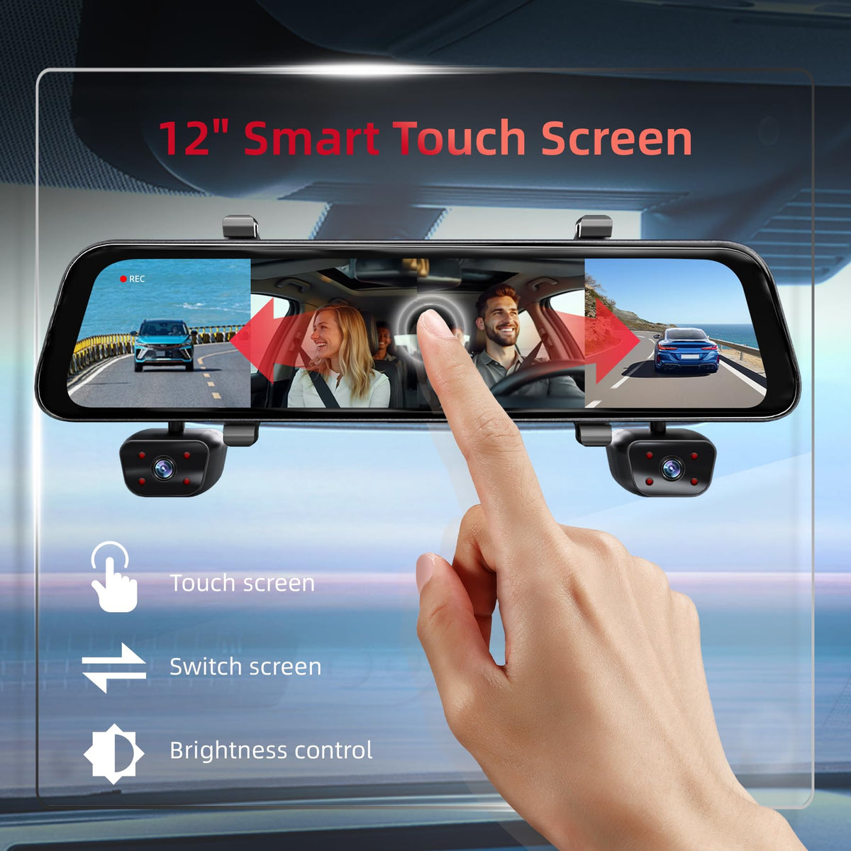 Gloryes built-in WiFi and GPS for quick sharing and route tracking