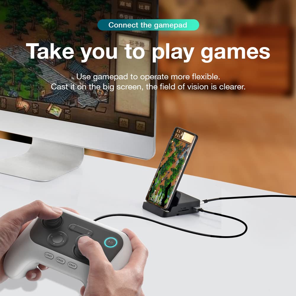 GloryKylin GKI HDMI connected to monitor delivering 4K output for larger displays