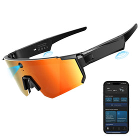 GLOSSIA AI Ultra Pro 4K wearable camera on glasses captures immersive footage.