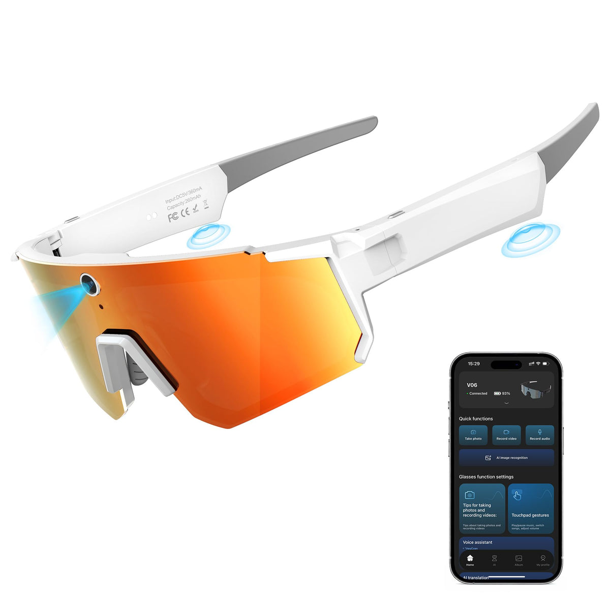 GLOSSIA AI Ultra Pro 4K wearable camera delivers steady, immersive POV footage for action