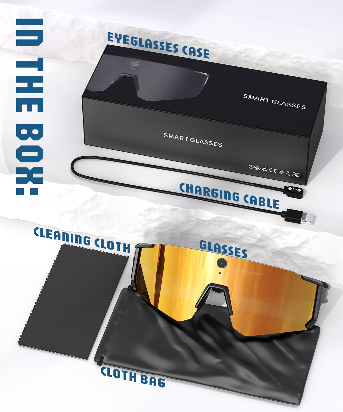 GLOSSIA AI Ultra Pro smart power features support quick boot and efficient use