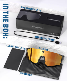 GLOSSIA AI Ultra Pro sport sunglasses designed for rugged use.