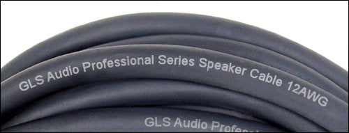 12AWG GLS Audio cable minimizes power loss over long speaker runs.