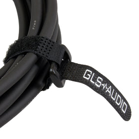 GLS Audio cable in use from amplifier to speaker on stage for dependable power transfer