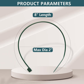 Glufirm 45 lb load zip ties provide reliable holds.