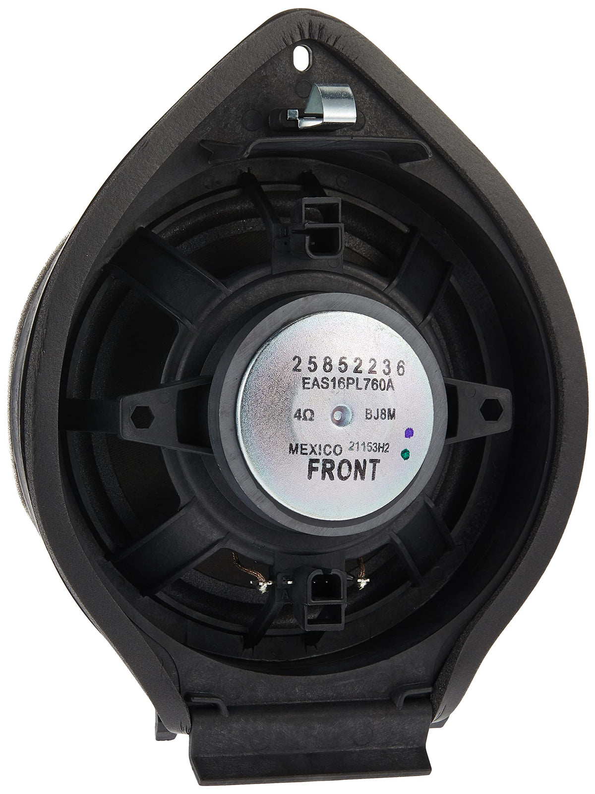 GM GENUINE PARTS cone and voice coil close-up illustrating durable components