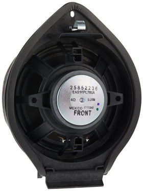 GM GENUINE PARTS cone and voice coil close-up illustrating durable components