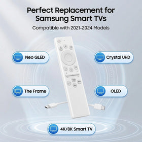 BN59-01391A remote back with solar panel for eco charging in natural light