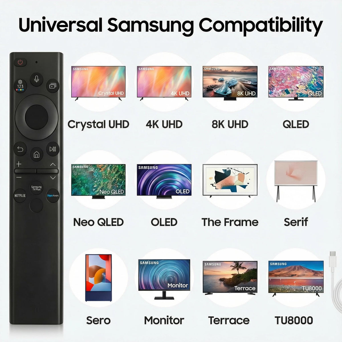 Gmatrix remote held in hand indicating size and comfortable control