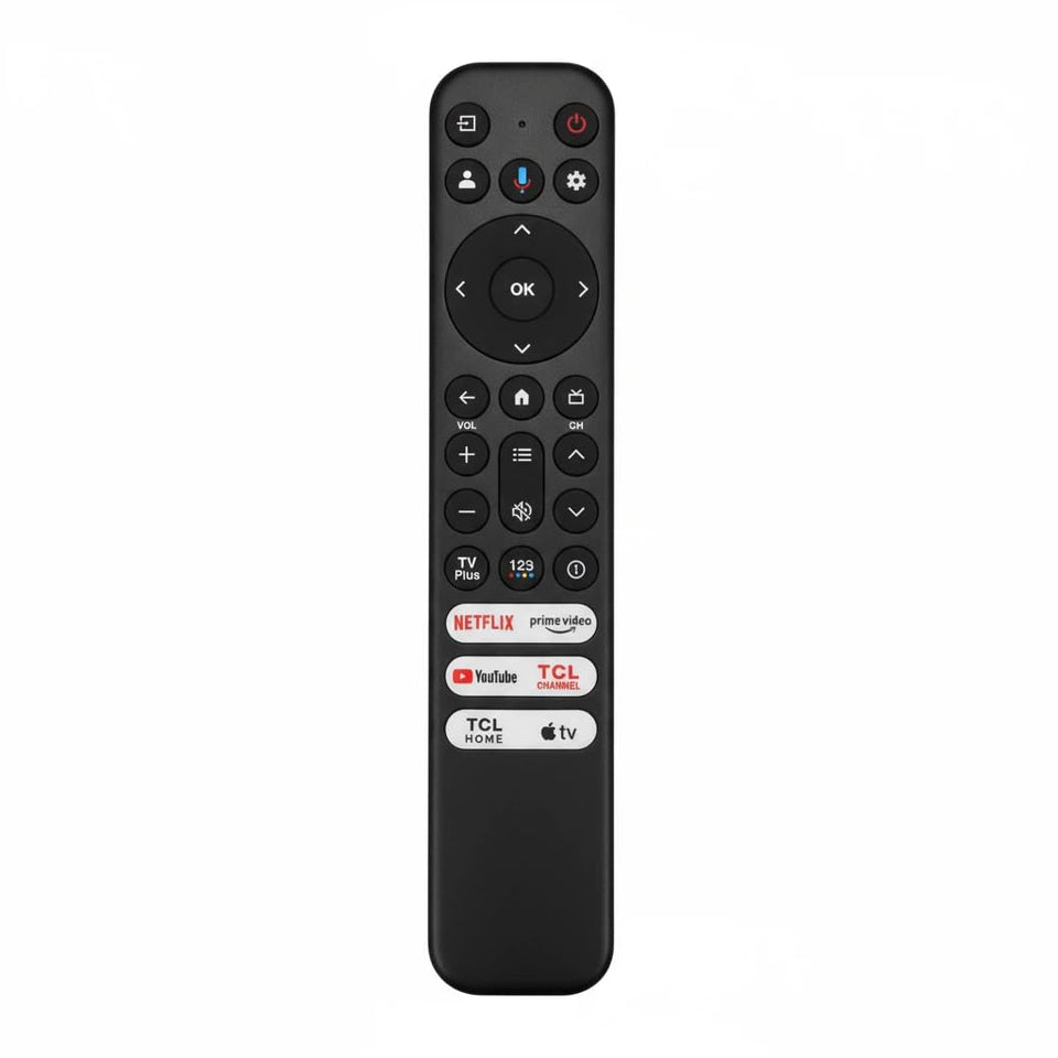 Gmatrix RC813 remote front view with six shortcut keys for quick streaming access.