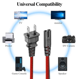 Goalfish braided cable construction red for daily use durability.