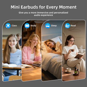 goazzzl earbud with water splash showing water-resistant build for everyday use