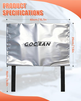 Gociean closeup of 300D Oxford fabric texture showing durable weather resistance