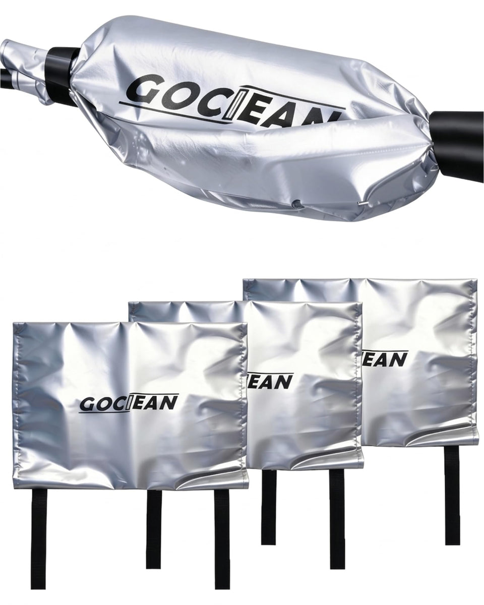 Gociean front view closed cover protecting outdoor plug connection and keeping it dry