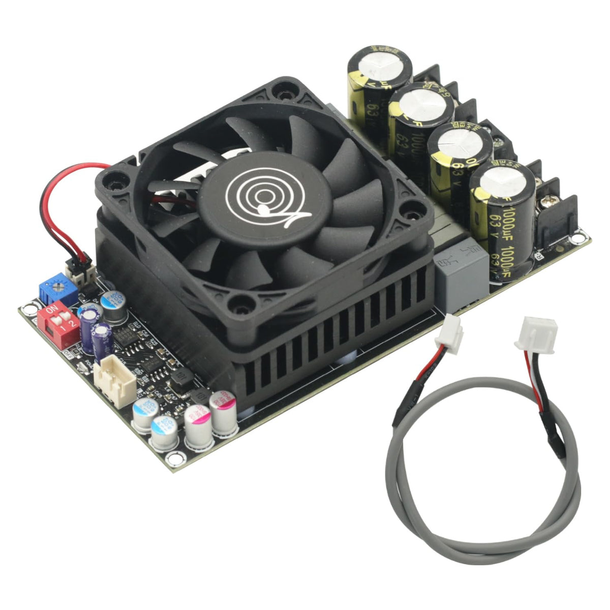 GODIYMODULES TPA3255 front view showing compact stereo amplifier board ready for upgrade