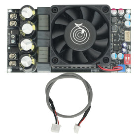 GODIYMODULES TPA3255 heat sink highlighting efficient cooling design