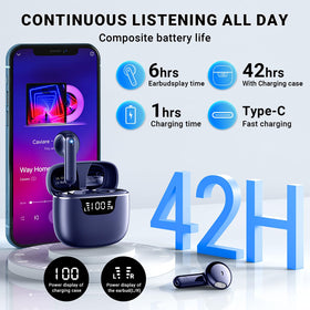 Godyse earbuds with ENC mics for clearer calls in noisy settings
