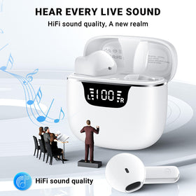Godyse mini in-ear design resting securely for all-day comfort