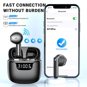 Godyse mini in-ear fit provides all-day comfort during work and travel
