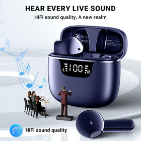 Godyse wireless earbuds delivering HiFi deep bass for immersive sound