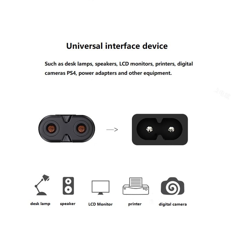 Goffeu UL-certified power cord — trusted safety certification for peace of mind.