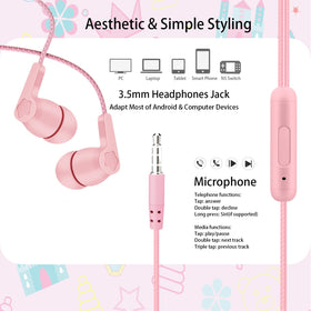 GOGOSINIS small-size kids earphones, light design fits little ears comfortably.