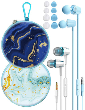GOGOSINIS Starry Beach earbuds case with colorful kid-friendly design for school use.