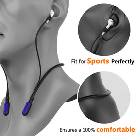 GOGOSODU AirPods neckband compact storage demonstrates portable design.