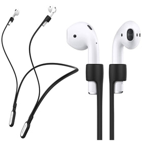 GOGOSODU AirPods Pro 3 strap close-up shows soft silicone for skin-friendly wear.