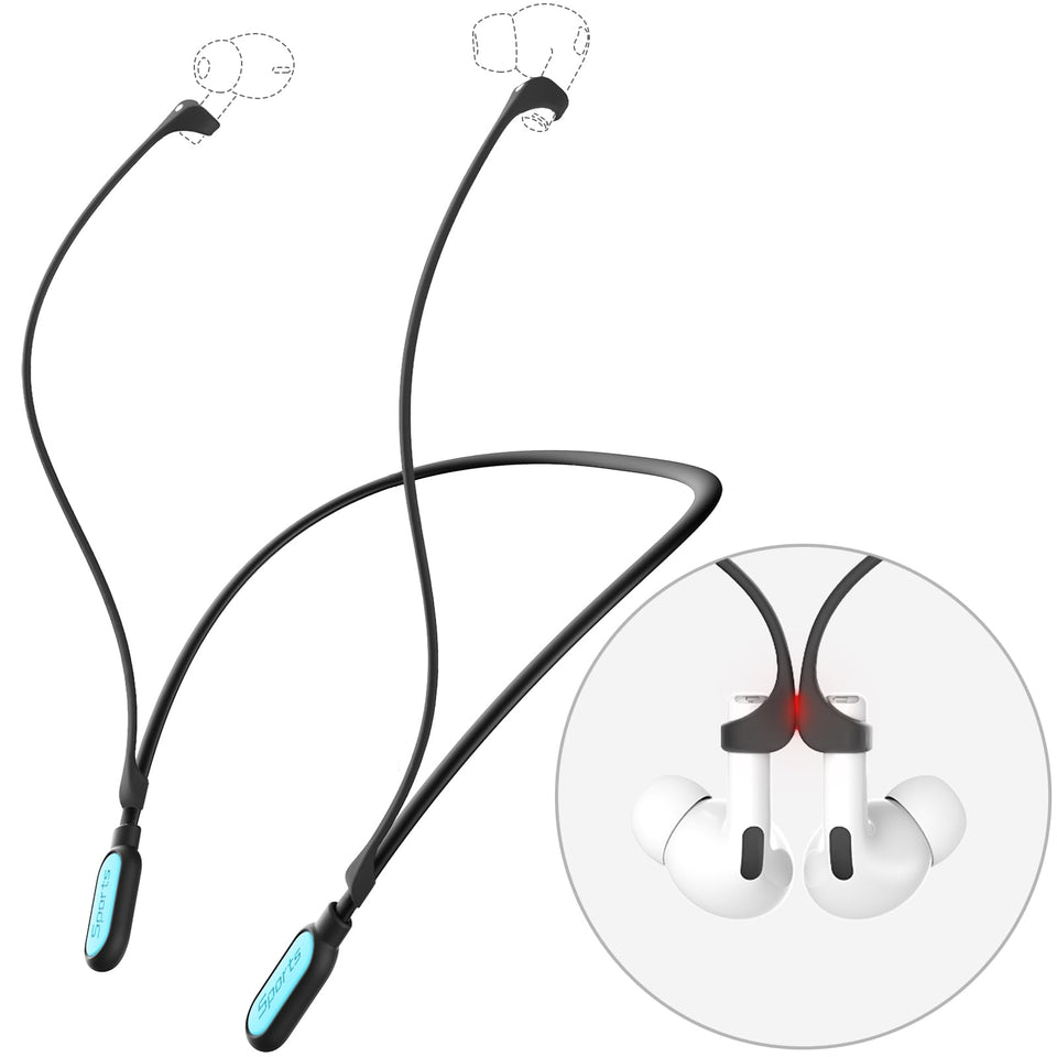 GOGOSODU airpods strap anti-lost neckband keeps earbuds secure during workouts.