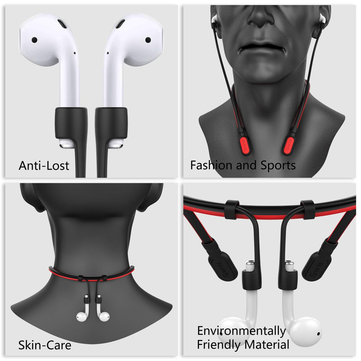 GOGOSODU body-contoured fit stays comfortable around the neck.
