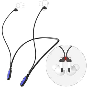GOGOSODU AirPods strap close-up showing magnetic hold for secure wear.