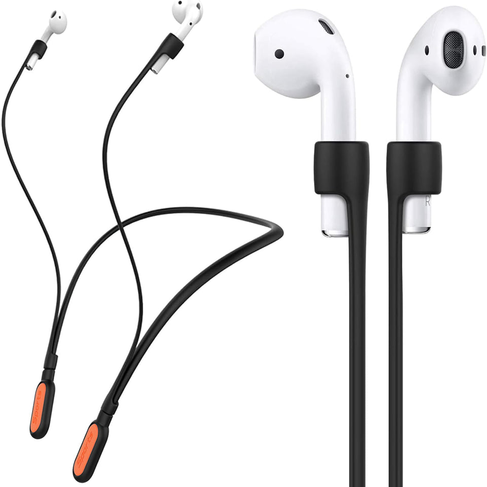 GOGOSODU AirPods neckband strap front view secures AirPods Pro during workouts.