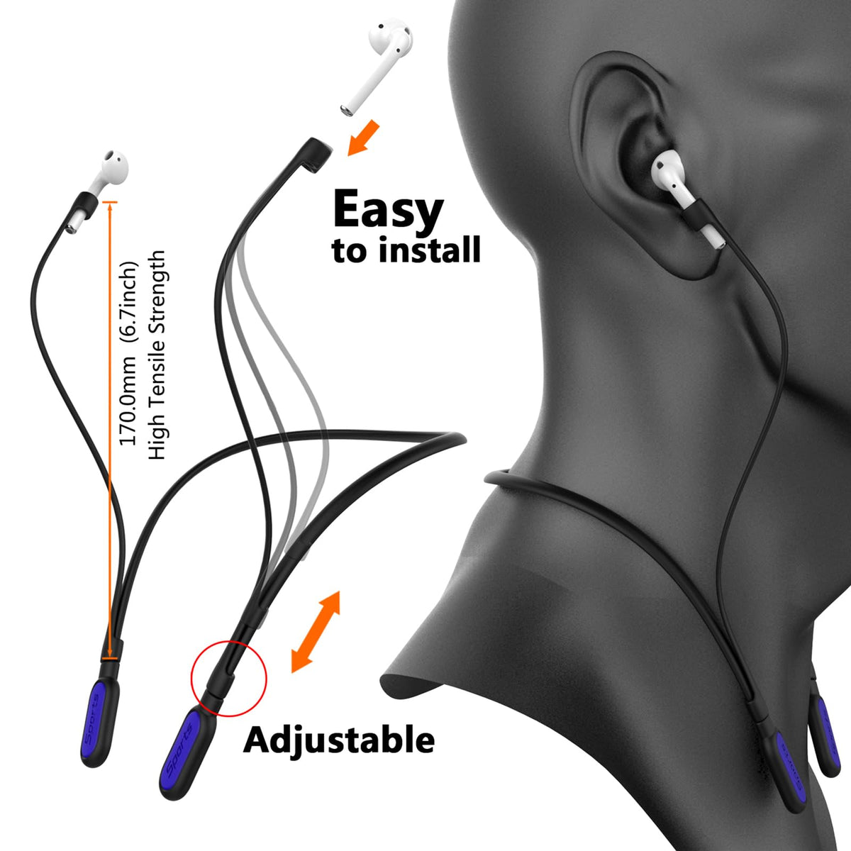 GOGOSODU wire-connector design shows flexible, high-tensile construction for everyday carry.