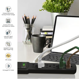 Power By GoGreen GG-16106MSBK 14-gauge cord delivers durable reach.