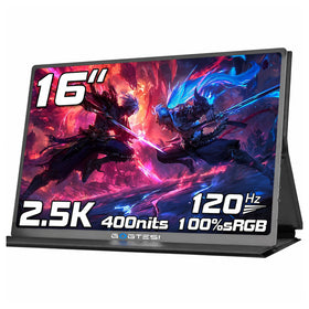 gogtesi 16-inch portable monitor hero view for on-the-go gaming