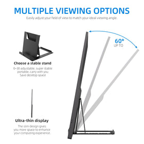 gogtesi rear ports view with USB-C and HDMI for simple multi-device connectivity