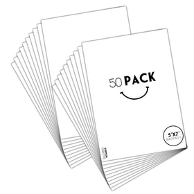 Golden State Art 50-pack 5x7 white backing boards for photo framing and DIY decor