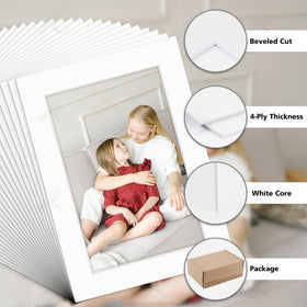 Golden State Art acid-free 4-ply mats ensure archival-friendly display
