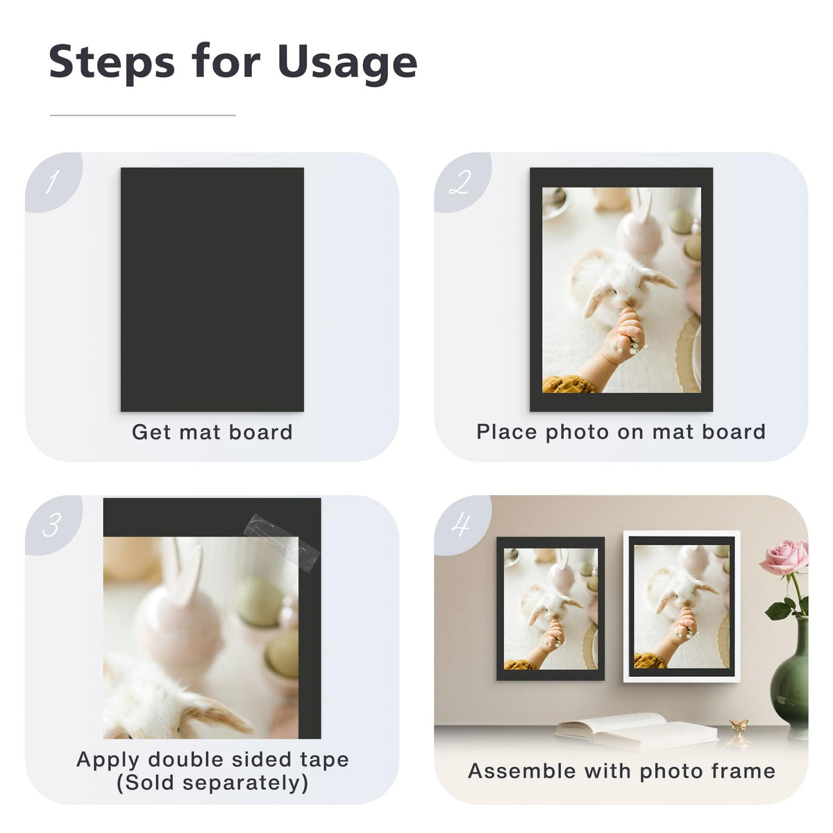 Golden State Art mat board for photo backing and display