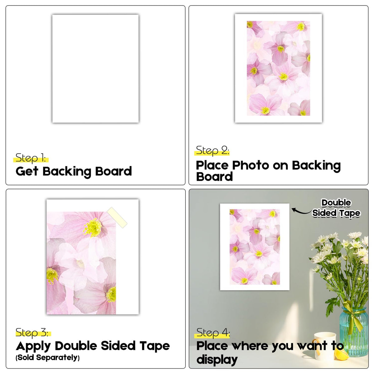 Golden State Art 11x17 backer board ideal for DIY presentations and projects