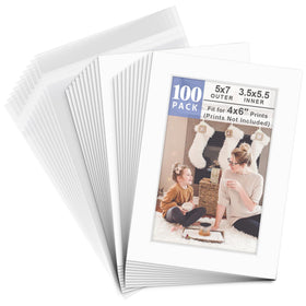 Golden State Art front pack of 100 mats showing neat stack and packaging benefit