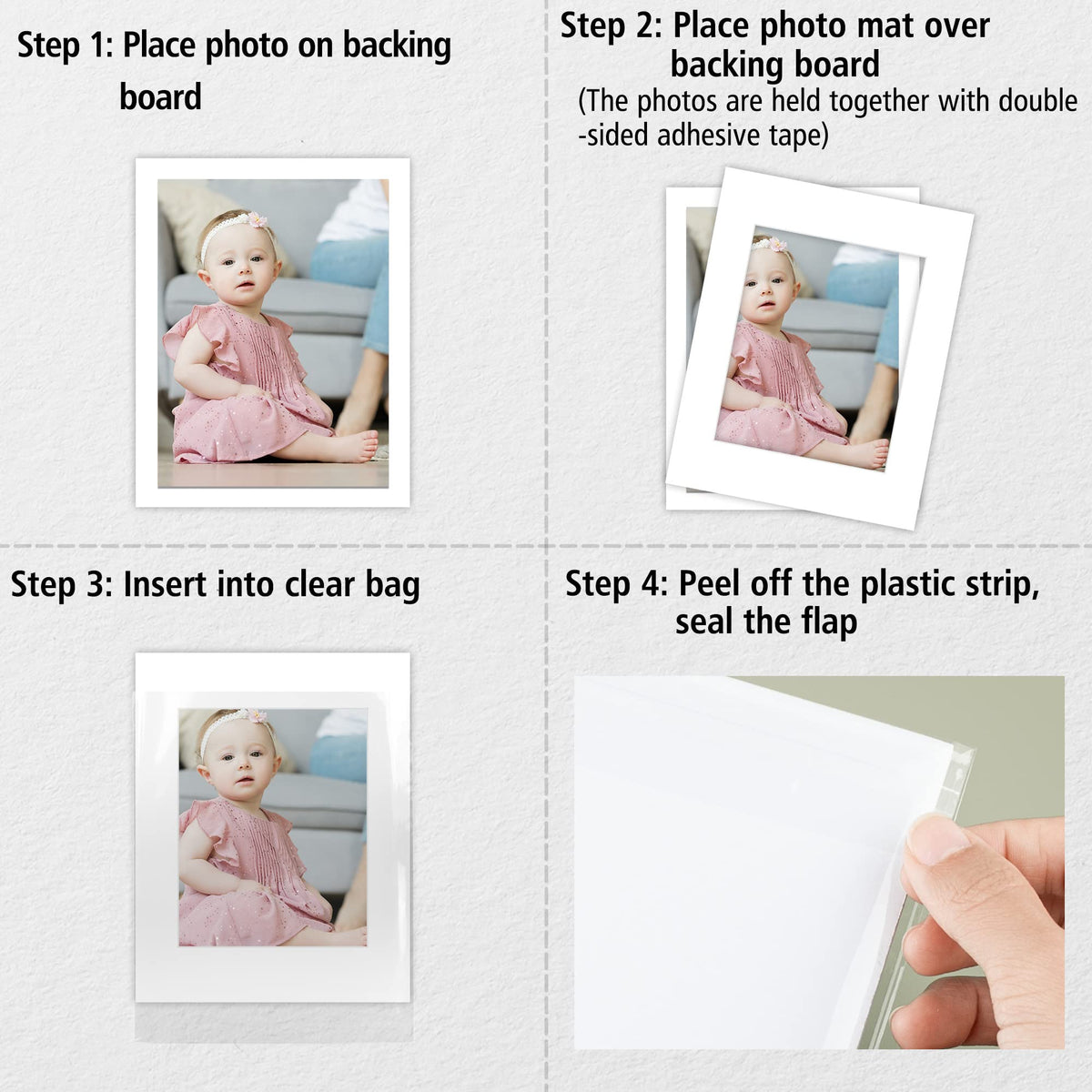 Golden State Art mats with backing included for stabilizing prints