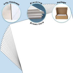 Golden State Art 50 backing boards laid flat for easy inspection
