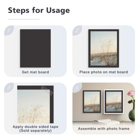 Golden State Art 8x10 matboard suitable for photo backing and display boards.