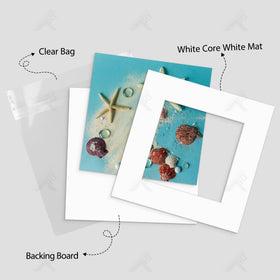 Golden State Art white backing boards provide secure, double-sided support.